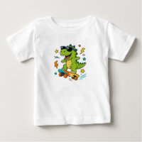 Camiseta de skater T-Rex dinosaurio – Genial para