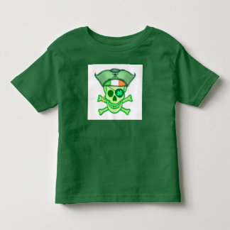 Bebé Camiseta de Skull Pirata del Día de San Patricio