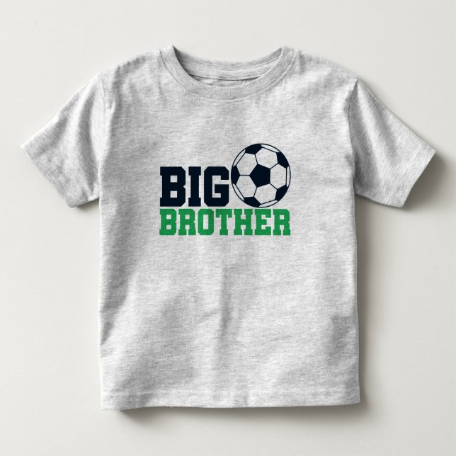 Bebé Camiseta de Soccer Big Brother (Anverso)
