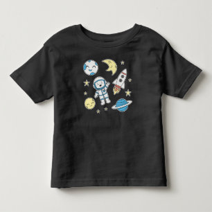 Bebé Camiseta de Space Adventure Personalizado para Tod