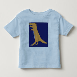 Bebé Camiseta de T. Rex en azul