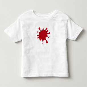 Bebé Camiseta de tomate rojo personalizable con salpica