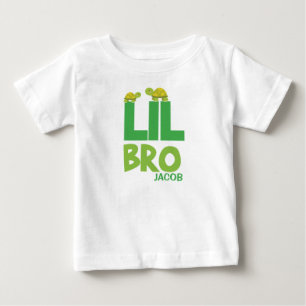 Bebé Camiseta de tortuga del hermano menor