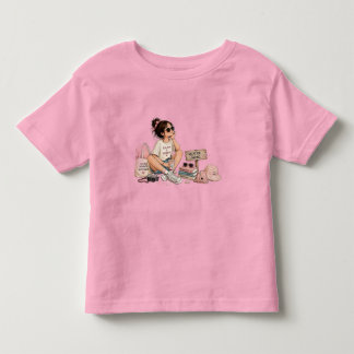 Bebé Camiseta de vacaciones de niña linda Vibraciones d
