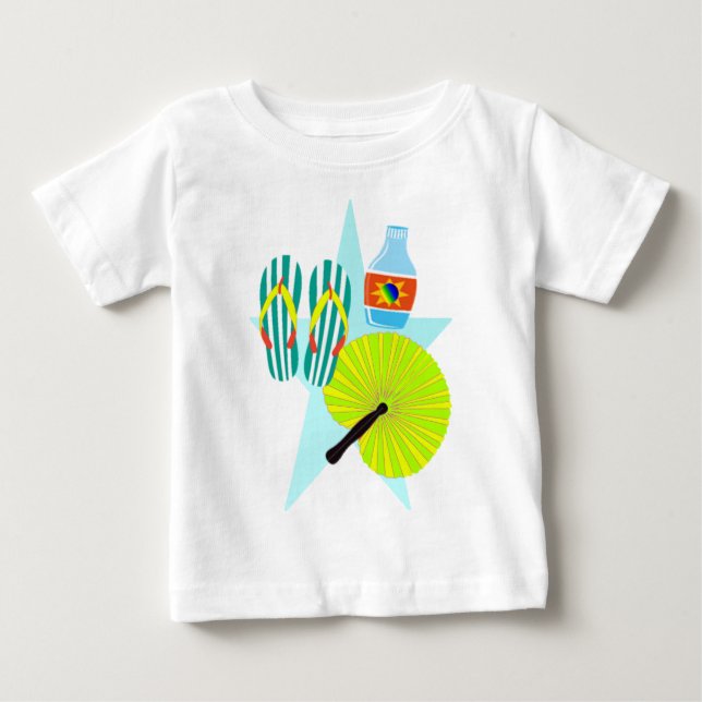 Bebé camiseta de verano (Anverso)