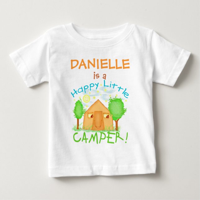 Bebé Camiseta de verano para niños/bebés personalizada (Anverso)