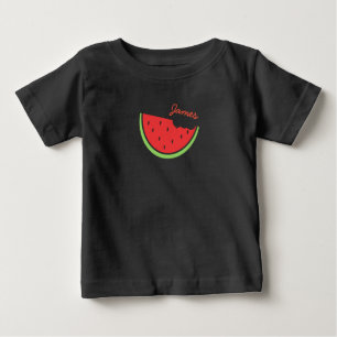 Bebé Camiseta de verano personalizada para la sandía