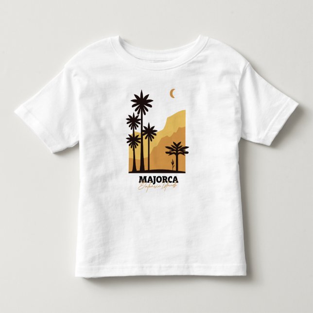 Bebé Camiseta de viaje de Mallorca (Anverso)