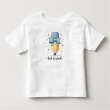 Camiseta de vuelta a la camiseta de un niño de la 