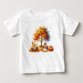 Bebé Camiseta de Woodlands del País Otoño
