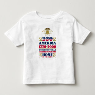 Bebé Camiseta del 250 aniversario de Estados Unidos 177