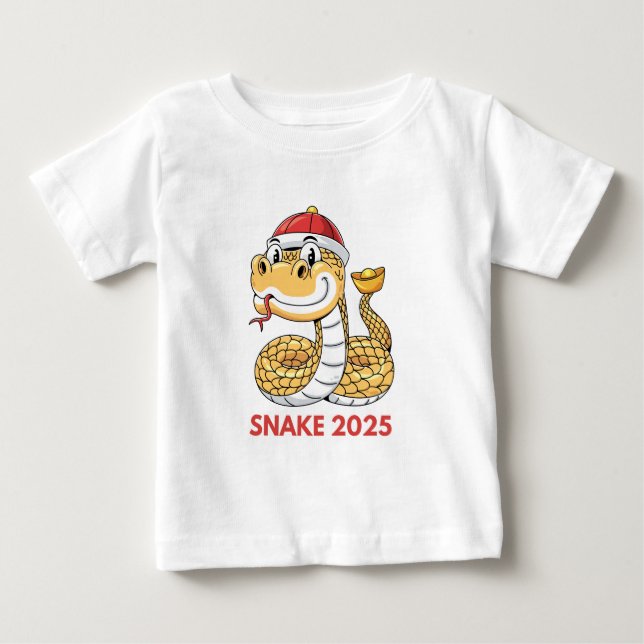Bebé Camiseta del año de la serpiente 2025 (Anverso)