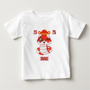 Bebé Camiseta del año de la serpiente 2025