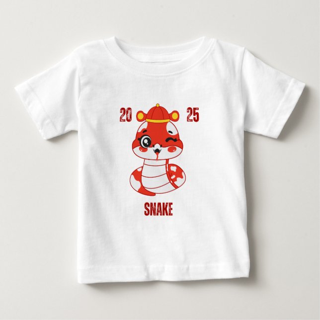 Bebé Camiseta del año de la serpiente 2025 (Anverso)