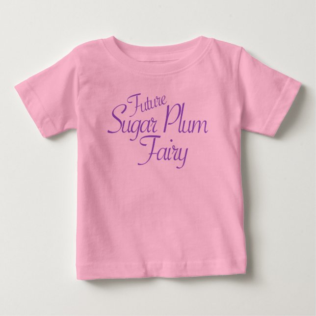 Bebé Camiseta del Cascanueces Hada de Azúcar Futuro (Anverso)