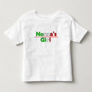 Bebé Camiseta del Chica de Nonna para hacer juego con N