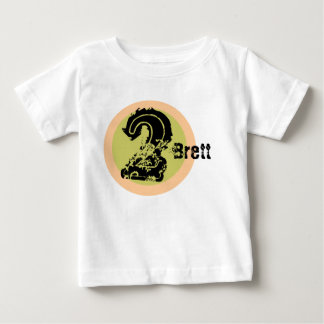 Bebé Camiseta del cumpleaños del nombre y de la edad