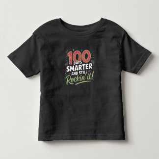 Bebé camiseta del día 100 de la escuela