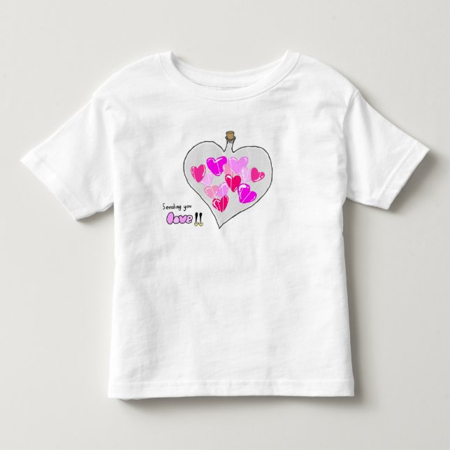 Bebé Camiseta del día de San Valentín (Anverso)