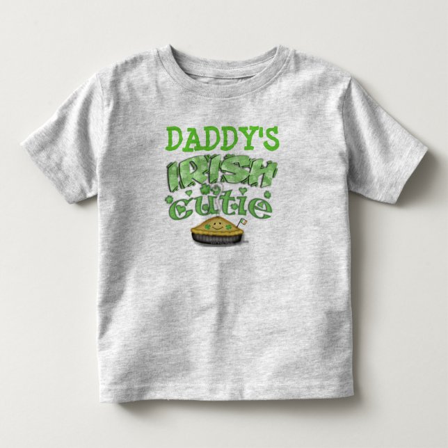 Bebé Camiseta del día de St Patrick de encargo/mono del (Anverso)