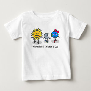 Bebé Camiseta del Día Internacional de los Niños