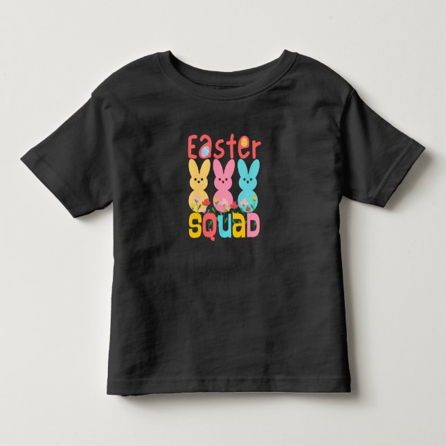Bebé Camiseta del Equipo de Pascua (Anverso)