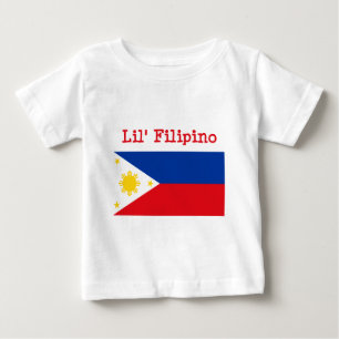 Bebé Camiseta del filipino de Lil