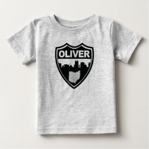 Bebé Camiseta del horizonte de Oliverio