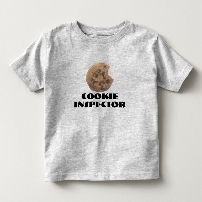 Bebé Camiseta del inspector de la galleta (Anverso)