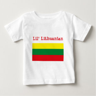 Bebé Camiseta del Lithuanian de Lil
