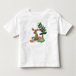 Bebé Camiseta del navidad de los alces