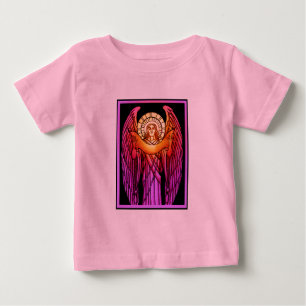 Bebé Camiseta del niño Ángel de Vidrio Manchado