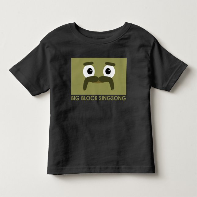 Bebé Camiseta del niño de BBSS Moustachios #3 (Anverso)