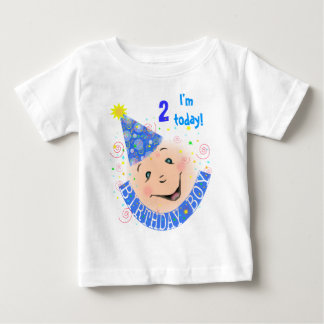 Bebé Camiseta del niño de cumpleaños de cara