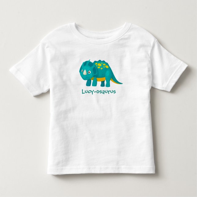Bebé Camiseta del niño de diseño de dinosaurio (Anverso)