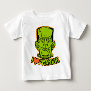 Bebé Camiseta del niño de Halloween Frankenstein
