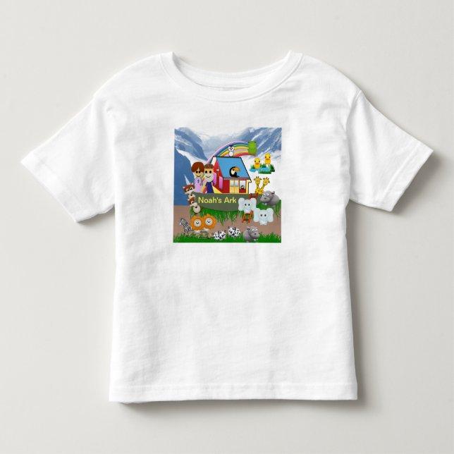 Bebé Camiseta del niño de la arca de Noah (Anverso)