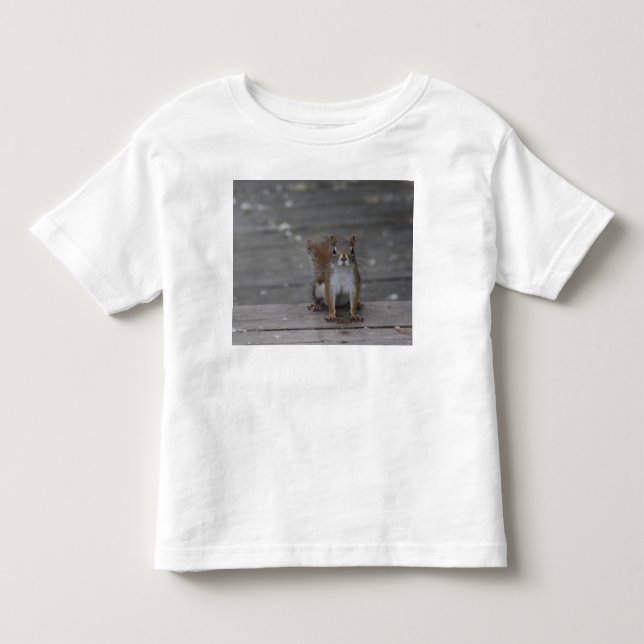 Bebé Camiseta del niño de la ardilla (Anverso)