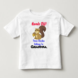 Bebé Camiseta del niño de la ardilla