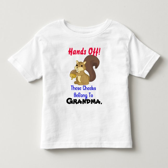 Bebé Camiseta del niño de la ardilla (Anverso)