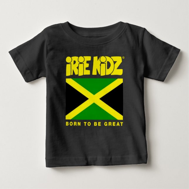 Bebé Camiseta del niño de la bandera de IRIE KIDZ® (Anverso)