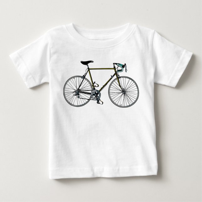 Bebé Camiseta del niño de la bicicleta (Anverso)