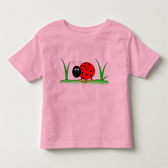 Bebé Camiseta del niño de la mariquita (Anverso)
