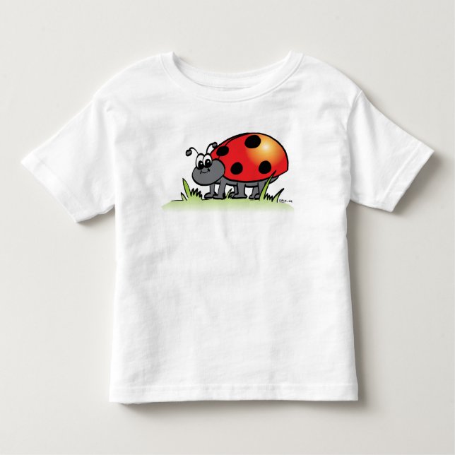 Bebé Camiseta del niño de la mariquita (Anverso)