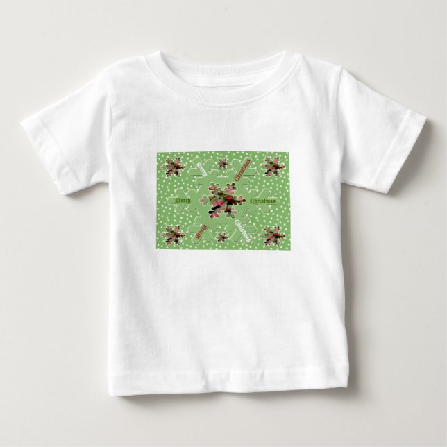 Bebé Camiseta del niño de la Navidad con el ferry del C (Anverso)