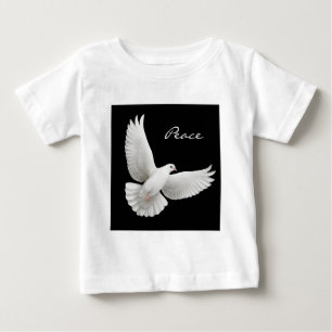 Bebé Camiseta del niño de la paloma de la paz