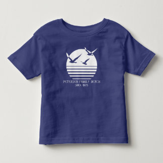 Bebé Camiseta del niño de la playa de la familia de