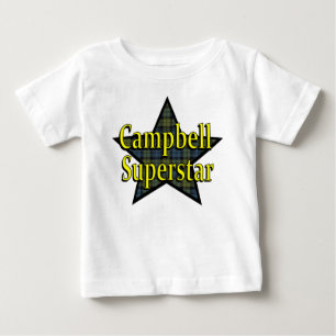 Bebé Camiseta del niño de la superestrella de Campbell