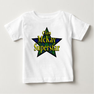 Bebé Camiseta del niño de la superestrella de McKay de