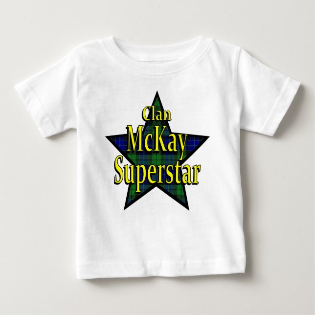 Bebé Camiseta del niño de la superestrella de McKay del (Anverso)